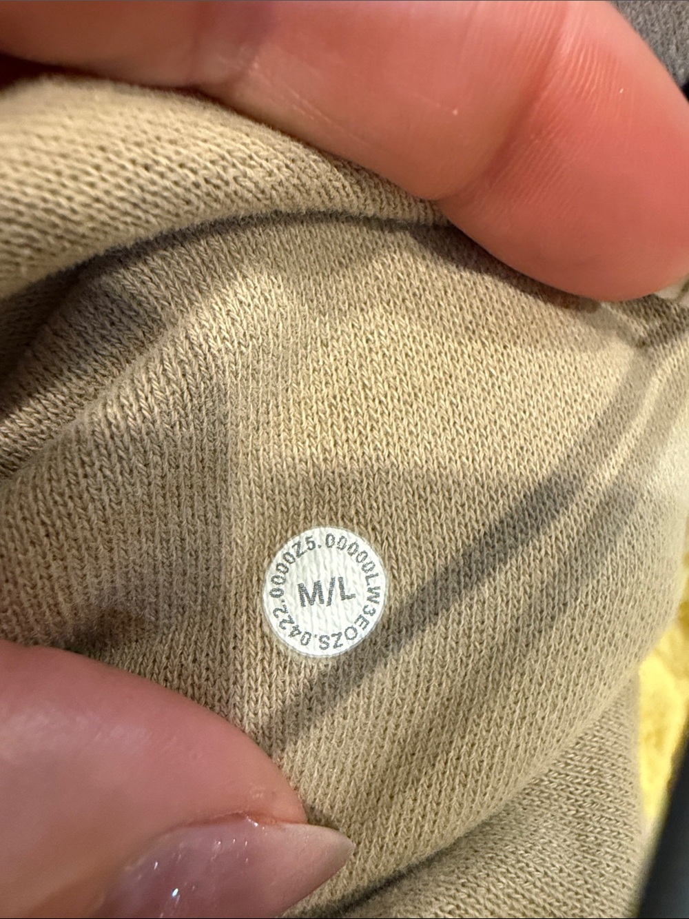 lululemon athletica Beige Cropped Zip Hoodie - Picture 2 of 2